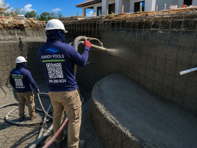 HANDY POOLS LLC - SHOTCRETE